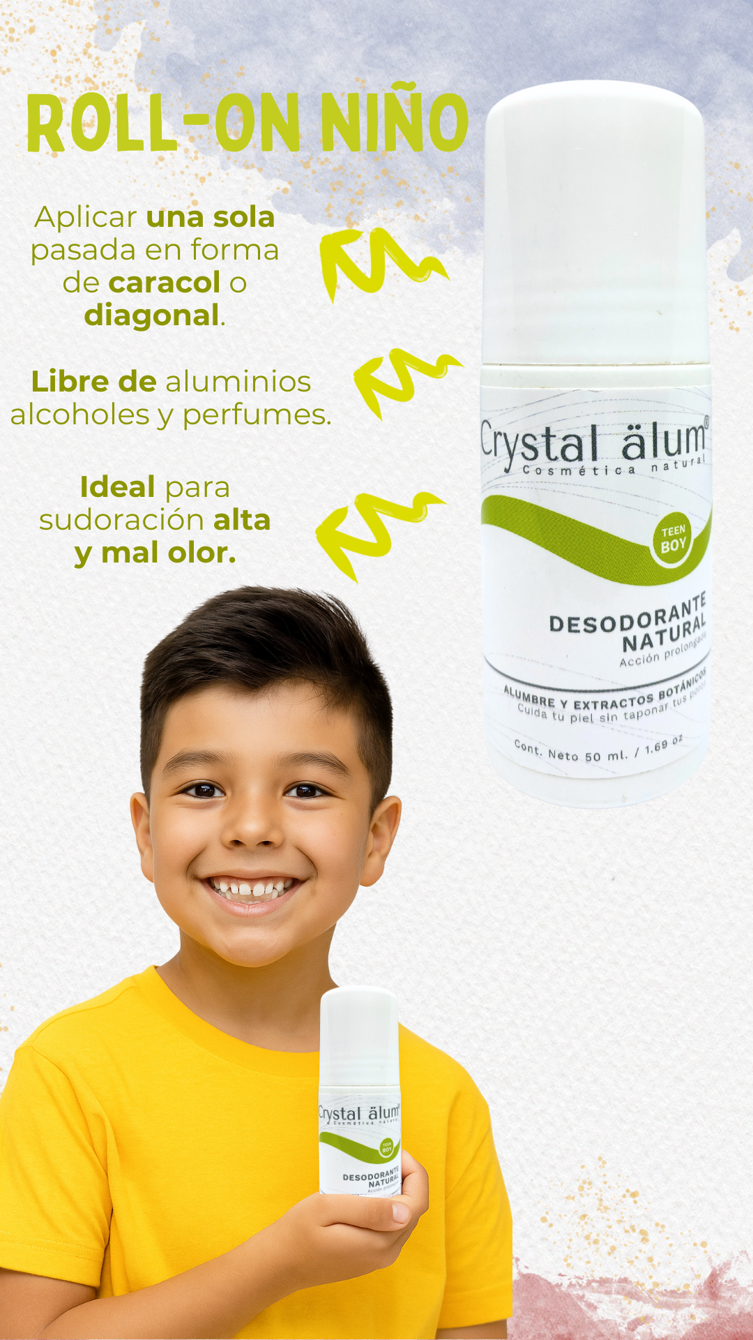 Desodorante en roll-on niño 50ml - Image 2